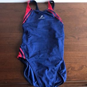 Aqua Zone One Piece Racing Swimsuit